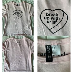 Ariana Grande “Breakup With Your Girlfriend” Baby Tee